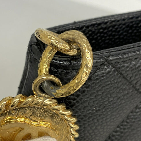 Medallion Tote Quilted Caviar