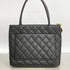 Medallion Tote Quilted Caviar
