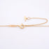 T Smile Mini Pendant Necklace 18K Rose Gold with Diamonds