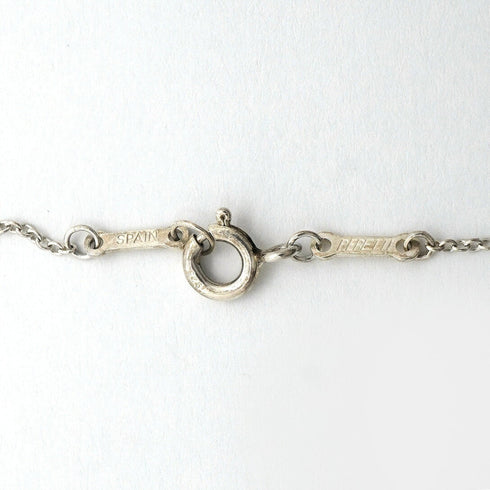 Full Heart Pendant Necklace Sterling Silver