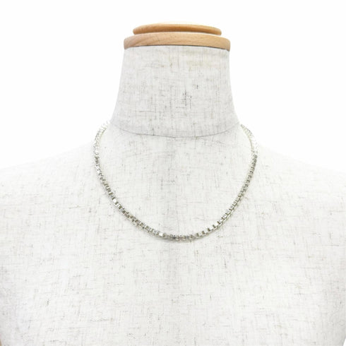 Venetian Pendant Necklace Sterling Silver