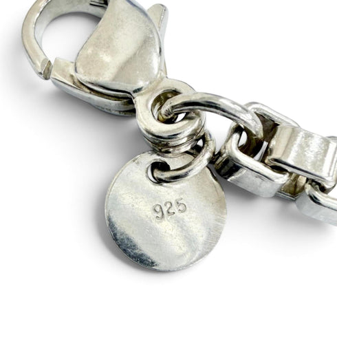 Venetian Pendant Necklace Sterling Silver