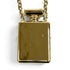 CC Logo Pendant Necklace Gold-Tone Metal