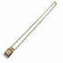 CC Logo Pendant Necklace Gold-Tone Metal