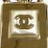 CC Logo Pendant Necklace Gold-Tone Metal