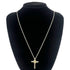 Vintage Pendant Necklace Sterling Silver and 18K Yellow Gold