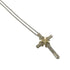 Vintage Pendant Necklace Sterling Silver and 18K Yellow Gold
