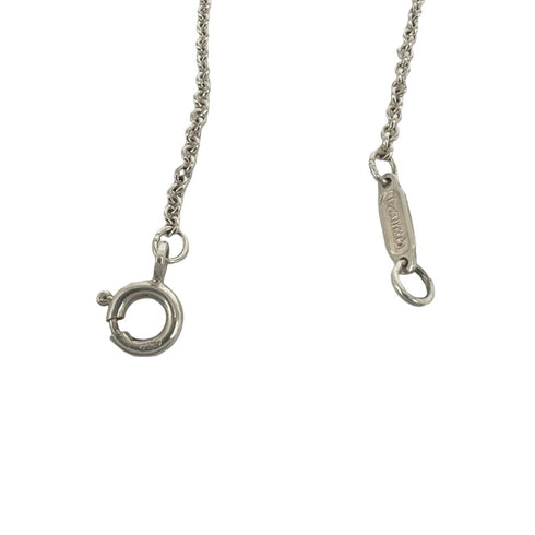 Vintage Pendant Necklace Sterling Silver and 18K Yellow Gold