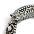 Interlocking G Flower Cat Head Bracelet Sterling Silver with Color Stone