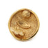 CC Logo Round Clip-On Earrings Metal Gold-Tone Metal