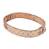 Monogram Cuff Bracelet Pink Gold