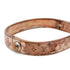 Monogram Cuff Bracelet Pink Gold