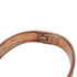 Monogram Cuff Bracelet Pink Gold