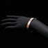 Monogram Cuff Bracelet Pink Gold