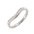 Band Ring Platinum with Diamonds