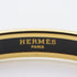 Bracelet Enamel and Metal Black and Blue