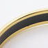 Bracelet Enamel and Metal Black and Blue
