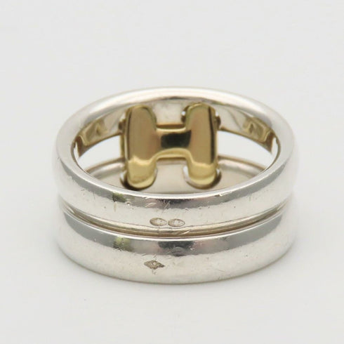 Olympe Band Ring Sterling Silver and 18K Yellow Gold