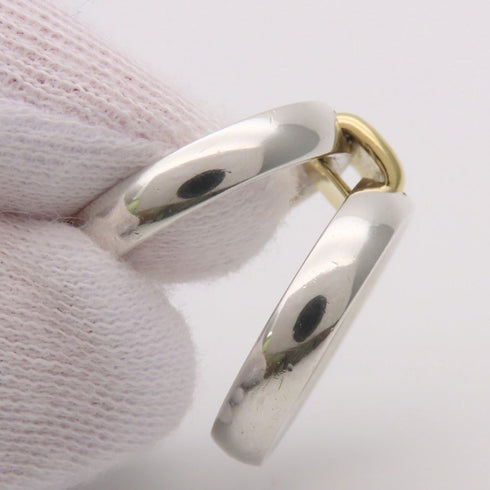 Olympe Band Ring Sterling Silver and 18K Yellow Gold