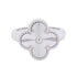 Alhambra Ring 18K White Gold