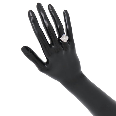 Alhambra Ring 18K White Gold