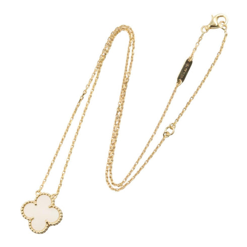 Vintage Alhambra Pendant Necklace 18K Yellow Gold