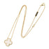 Vintage Alhambra Pendant Necklace 18K Yellow Gold