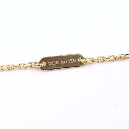 Vintage Alhambra Pendant Necklace 18K Yellow Gold