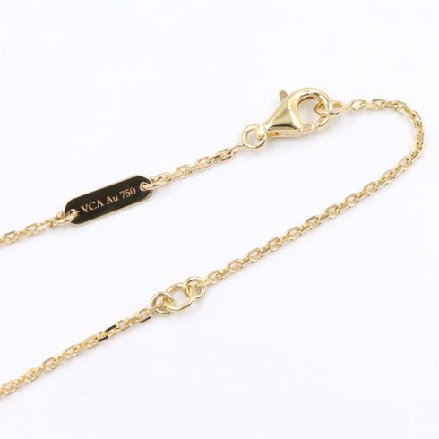 Vintage Alhambra Pendant Necklace 18K Yellow Gold