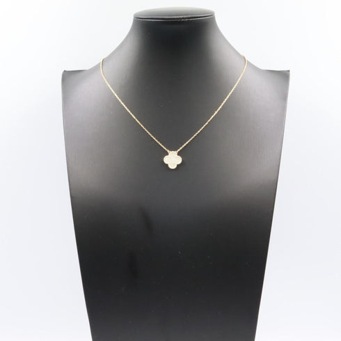Vintage Alhambra Pendant Necklace 18K Yellow Gold