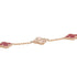 Alhambra Bracelet 18K Rose Gold and Carnelian
