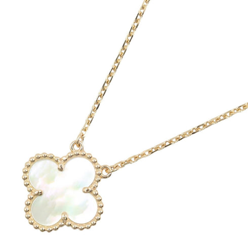 Vintage Alhambra Pendant Necklace 18K Yellow Gold