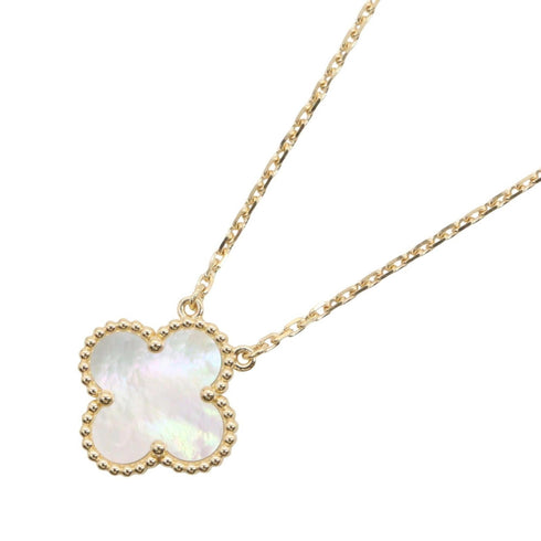 Vintage Alhambra Pendant Necklace 18K Yellow Gold