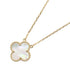 Vintage Alhambra Pendant Necklace 18K Yellow Gold