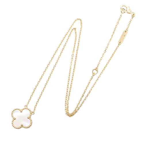 Vintage Alhambra Pendant Necklace 18K Yellow Gold