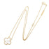 Vintage Alhambra Pendant Necklace 18K Yellow Gold