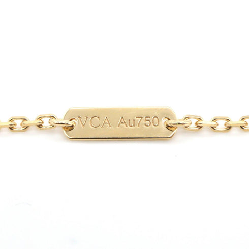 Vintage Alhambra Pendant Necklace 18K Yellow Gold