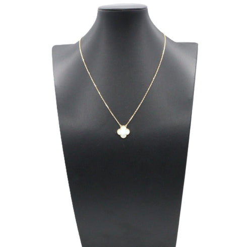 Vintage Alhambra Pendant Necklace 18K Yellow Gold