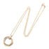 Trinity Pendant Necklace 18K Tricolor Gold