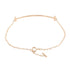 T Smile Pendant Necklace 18K Rose Gold
