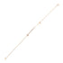 T Smile Pendant Necklace 18K Rose Gold