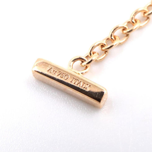T Smile Pendant Necklace 18K Rose Gold