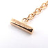 T Smile Pendant Necklace 18K Rose Gold