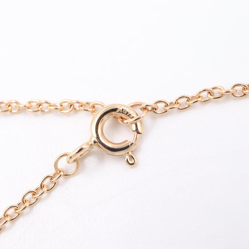 T Smile Pendant Necklace 18K Rose Gold