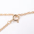 T Smile Pendant Necklace 18K Rose Gold
