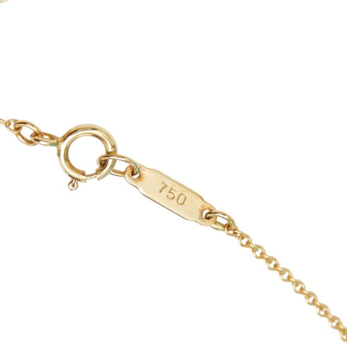 Pendant Necklace Platinum and 18K Yellow Gold with Diamond