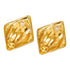 CC Logo Clip-On Earrings Metal Gold-Tone Metal