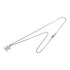 CC Logo Pendant Necklace Silver-Tone Metal