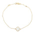 Sweet Alhambra Bracelet 18K Yellow Gold and Mother of Pearl