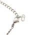 Round Pendant Necklace Metal Silver